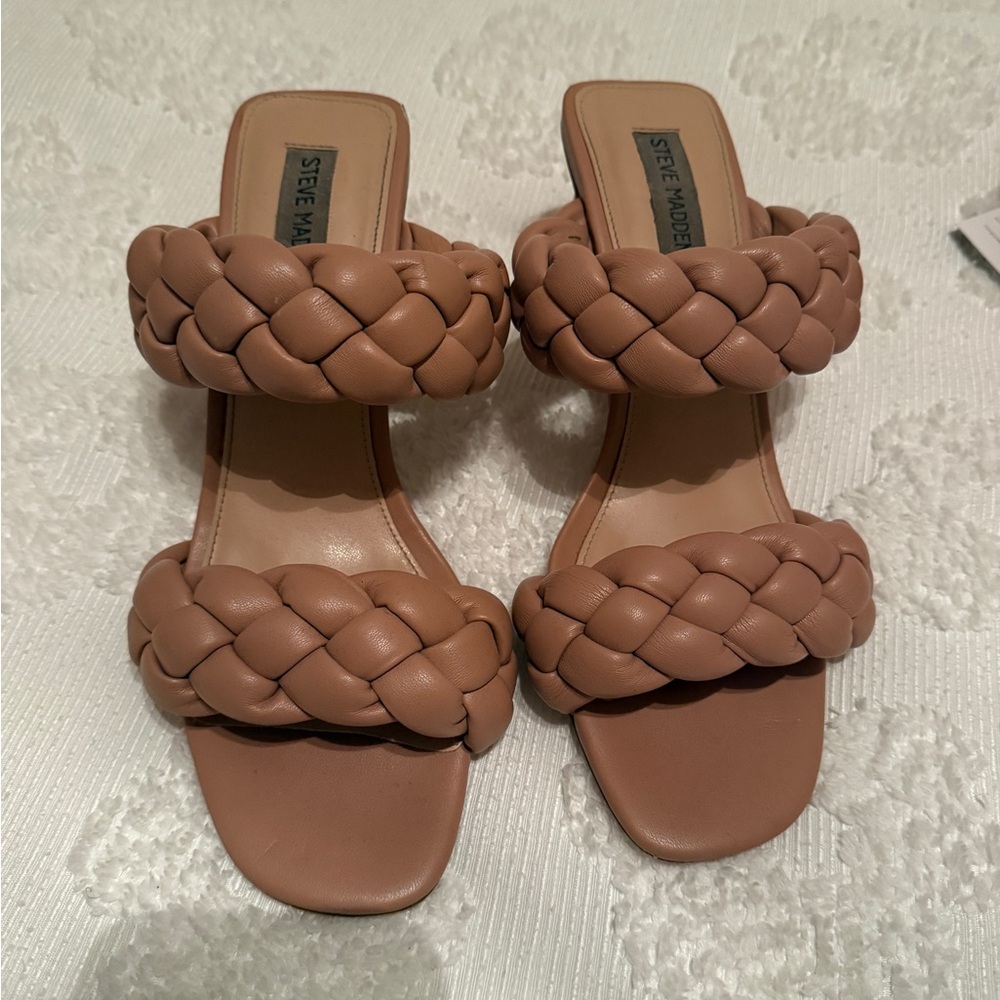 Steve Madden Women's Brown Double Braided Sandals